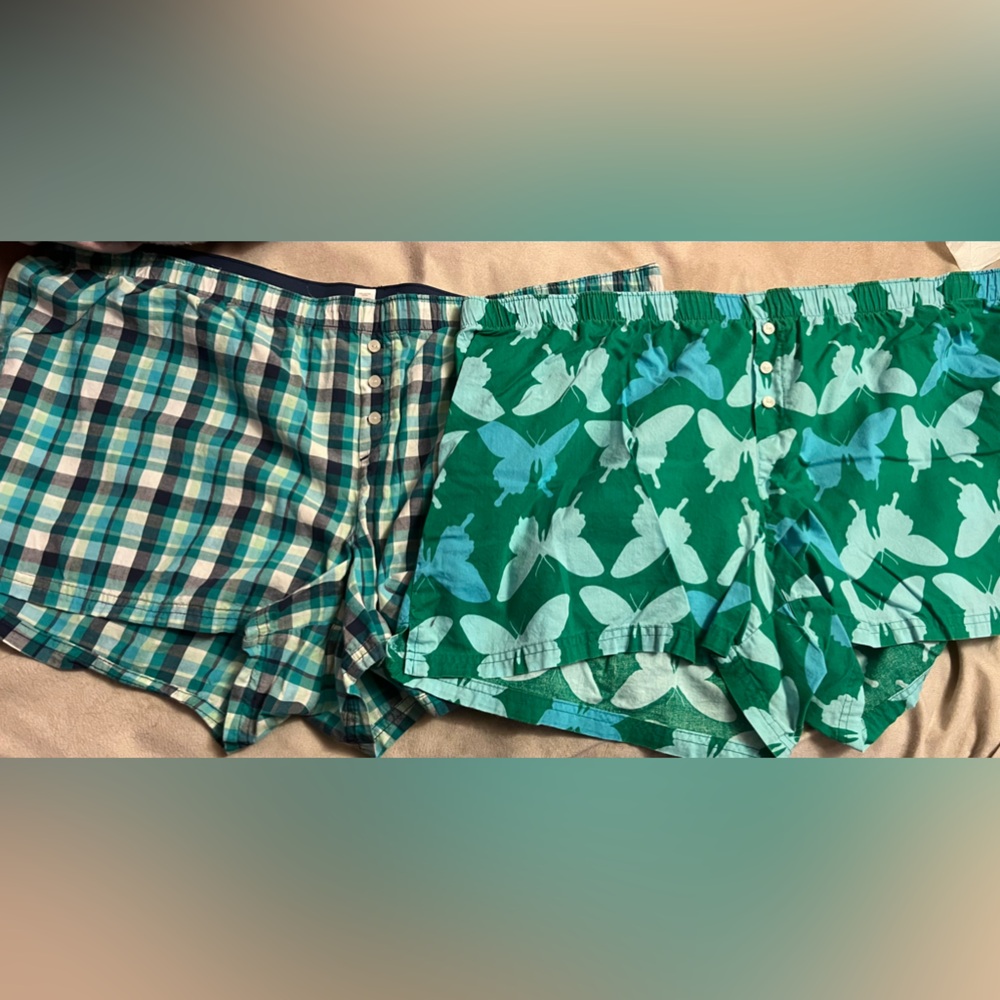 VINTAGE Old Navy bundle of 2 pairs of boy shorts sleepwear